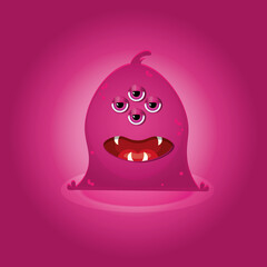 cartoon monster