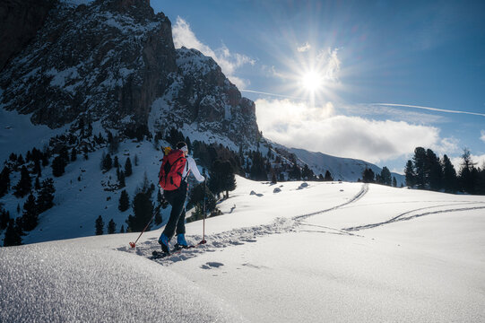 Skitour in den Alpen der Dolomiten