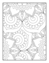 Flower Mandala Coloring Pages, Floral Mandala Coloring  Pages, Mandala Coloring Pages
