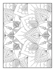 Flower Mandala Coloring Pages, Floral Mandala Coloring  Pages, Mandala Coloring Pages
