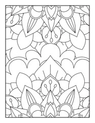 Flower Mandala Coloring Pages, Floral Mandala Coloring  Pages, Mandala Coloring Pages