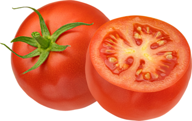 Cherry tomatoes isolated