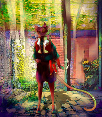 woman in the park