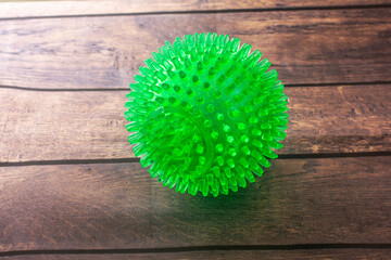 colored plastic spikes ball for dogs anti stress