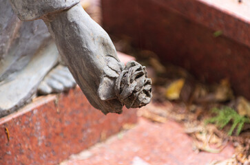detail of statue