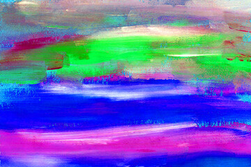 Hand drawn acrylic colorful texture