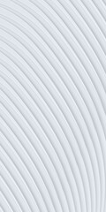 White abstract lines on white background. 3d illustration - 557981886