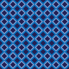 seamless geometric diamonds pattern in shades of blue