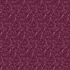 seamless floral pattern in burgundy
