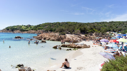 Fototapeta premium prince's beach Sardinia italy