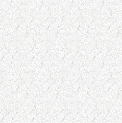 Overlay neutral floral seamless pattern