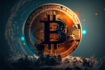Bitcoin on the Moon. Generative AI