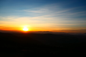 Sonnenuntergang in der Buckligen Welt