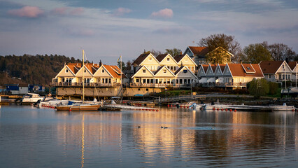 Fototapeta premium Svanesund - Maisons