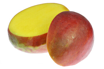 Tommy Atkins mango isolated on white background