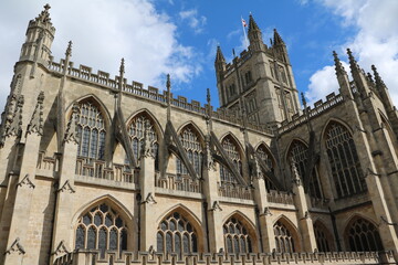 Fototapeta premium Abbey Church of Saint Peter and Saint Paul in Bath, England Great Britain