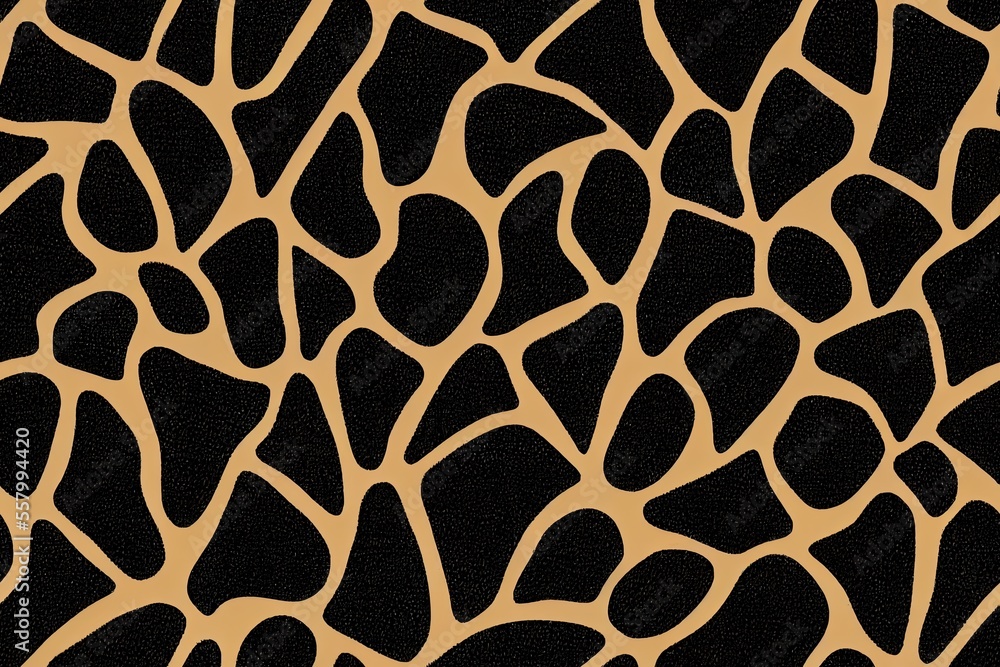 Wall mural design in the shape of a heart that is leopard print. lettering and color on a grungy, abstract text