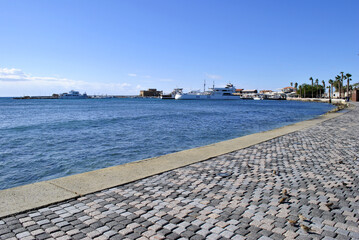 Fototapeta premium view of the port