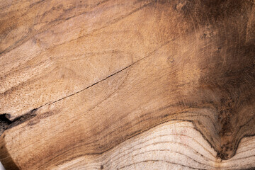 Closeup texture of teak wood board. 
