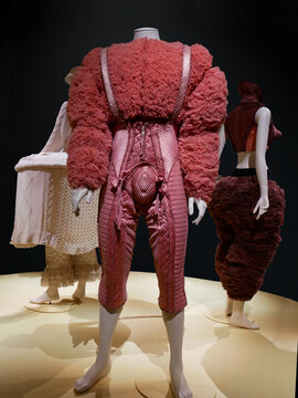 80s fashion : Jean Paul Gaultier - Men's sweater and panties set - 1985