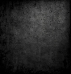 Old wall texture cement dark black gray background abstract grey color design are light with white gradient background Generative AI.