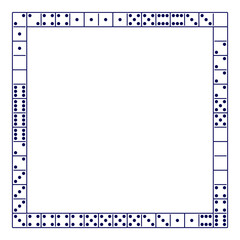 Domino frame illustration