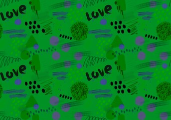 Abstract watercolor seamless paint spots pattern for wrapping paper and kids clothes print and fabrics and linens