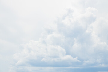 Blue and white cloudscape
