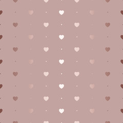 Heart seamless pattern. Repeating hearts background. Beauty swatch for design prints. Repeated contemporary wallpaper. Repeat printed. Geometric printing. Modern stylish printable. Vector illustration