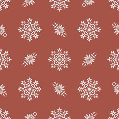 Floral pattern, wallpaper baroque, damask.