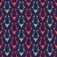 Seamless pattern with geometric ornament. Beautiful abstract illustration.