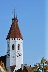 One of the oldest clock towers in Switzerland.