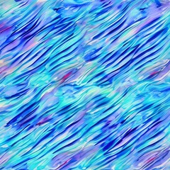 Colorful waves and ripples, complex, vibrant, acrylic paint styled