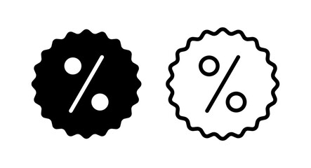 Discount icon vector illustration. Discount tag sign and symbol
