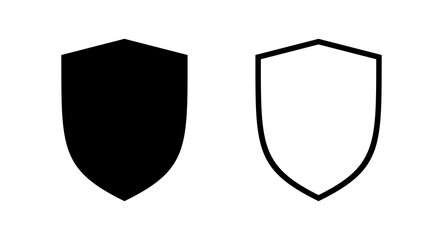 Shield icon vector illustration. Protection icon. Security sign and symbol