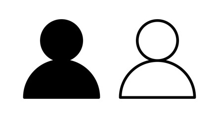 User Icon vector illustration. person sign and symbol. people icon.