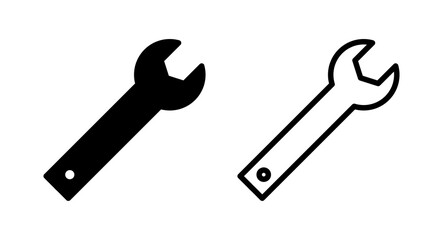 Wrench icon vector illustration. repair icon. tools sign and symbol