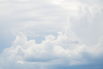 Blue and white cloudscape
