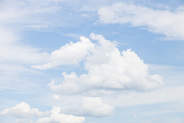 Blue and white cloudscape
