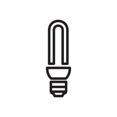 Light bulb icon vector logo design template