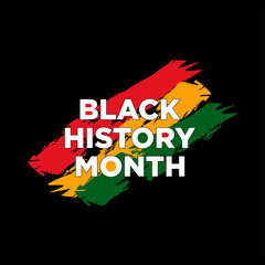 Black history month celebrate. vector illustration design graphic Template