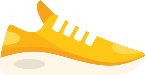 Athlete sneaker icon flat vector. Sport shoe. Run design isolated - obrazy, fototapety, plakaty