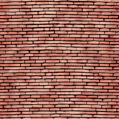 Small Realistic Repeating Brick Wall Pattern (Seamless Repeating Tiling Pattern) (AI)