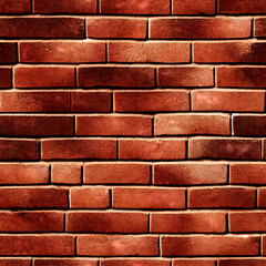 Realistic Repeating Brick Wall Pattern (Seamless Repeating Tiling Pattern) (AI)