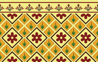 Carpet pattern Persian. Geometric ethnic oriental seamless pattern traditional Design for background. african pattern. rug , tile , wallpaper , Vector illustration. American