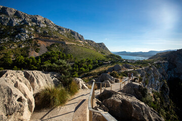 Cape Formentor, Palma de Mallorca - Spain. October 1, 2022. It is one of the most beautiful places...