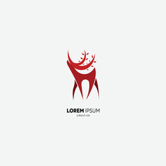 red deer logo icon illustration template