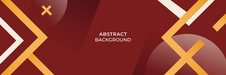 Red Background with a Geometric 3D Structure. Minimal design with Simple Futuristic Forms. 3D Render.