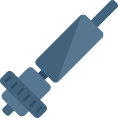 Car motor part icon flat vector. Auto vehicle. Machine repair isolated