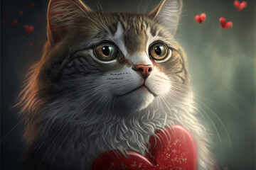 Valentine's Day Cats In The City